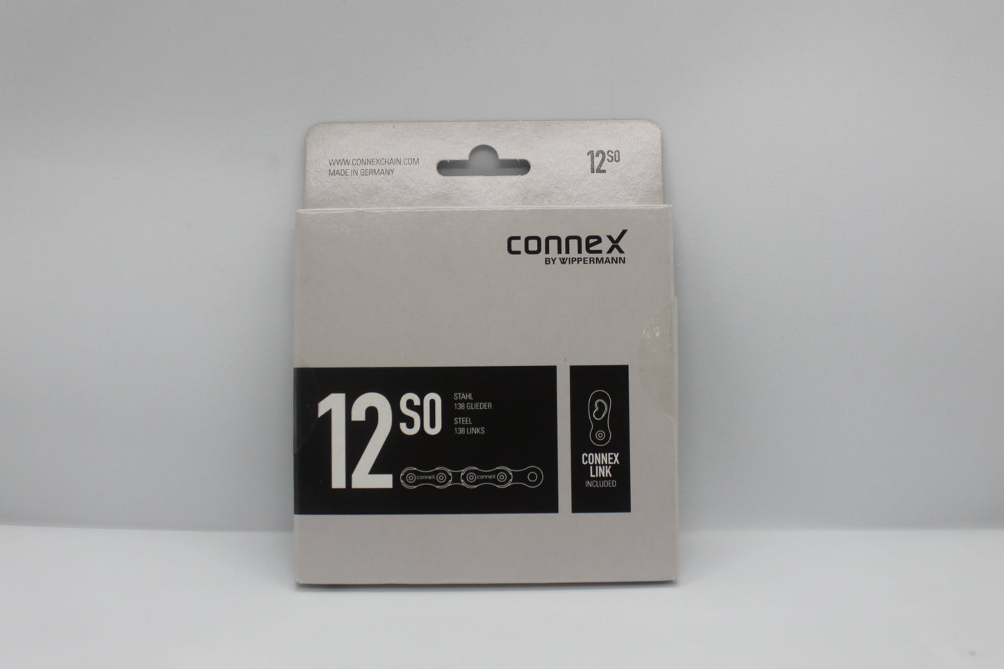 Wippermann Connex 12 speed SO chain 138 links - Badger Wax