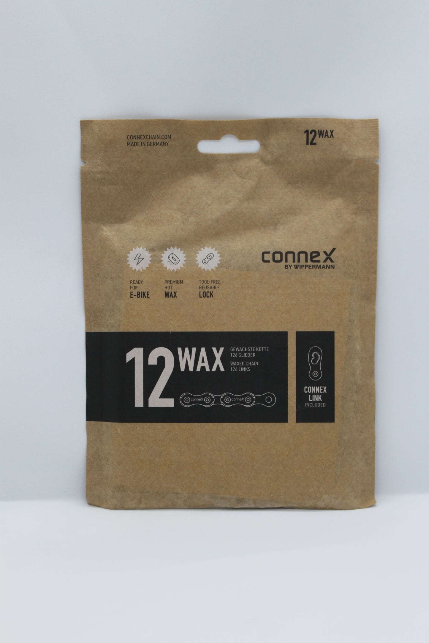 Wipperman Connex 12 Waxed chain 126 links - Badger Wax