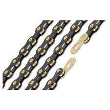 Wippermann Connex 11 Speed SB Black and Gold Chain - Badger Wax