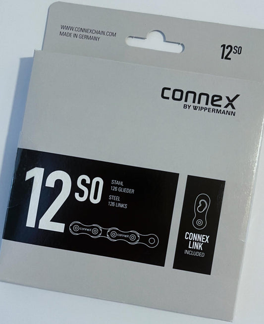 Wippermann Connex 12 speed SO chain 126 Links - Badger Wax