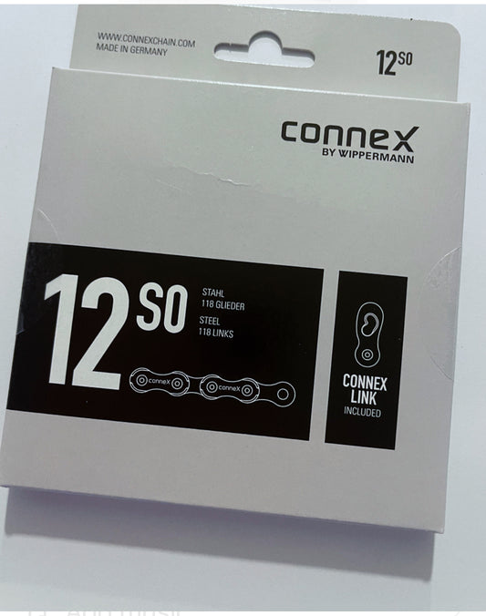 Wippermann Connex 12 speed SO chain 118 Links - Badger Wax