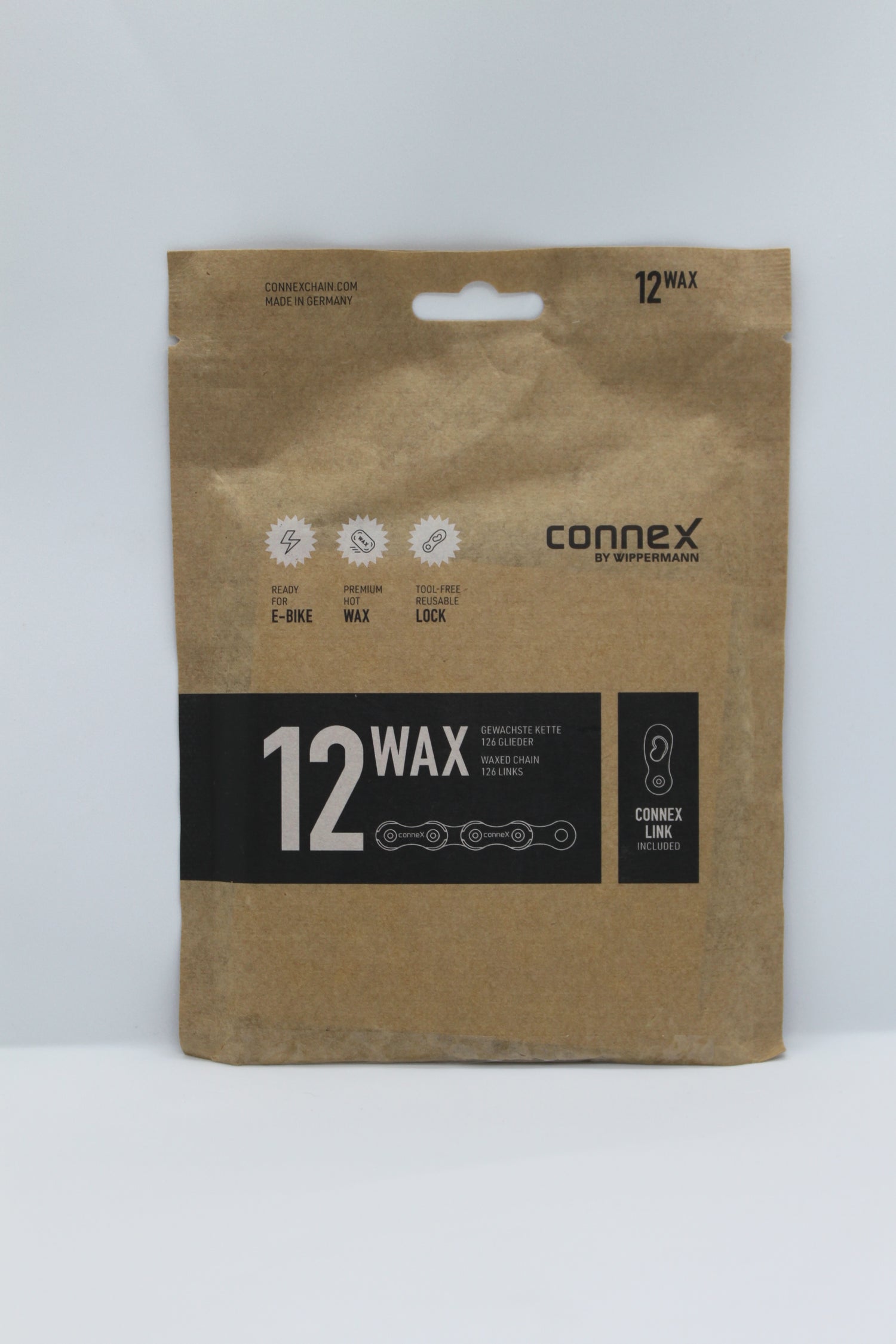 Wipperman Connex 12 Waxed chain 126 links - Badger Wax
